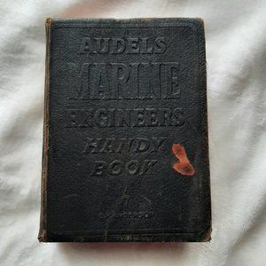 Vintage 1943 AUDELS Marine Engineers Handy Book